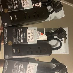 Power Strip For Indoor. 4ftBlack