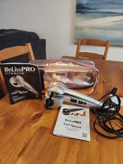 LIKE NEW BeLiss Pro Titanium Curl Genius With Instructions & Bag (SE San Diego)