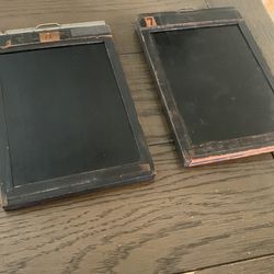 Rare photographic antique Dark slides 5x7 metal & wood double slides selling together