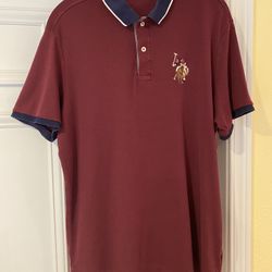U.S. Polo Assn. Luxury Feel 100% Cotton Men's Polo Shirt Big Pony Multicolor Golf Rugby Preppy RN#98826 Size Medium 