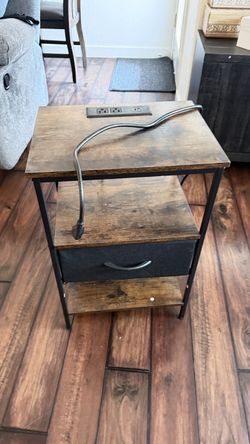 Nightstand with charging station