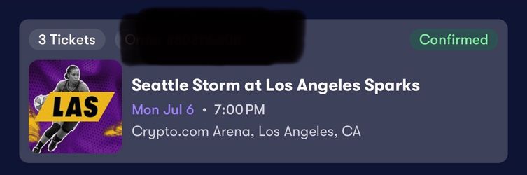 La Sparks Tickets