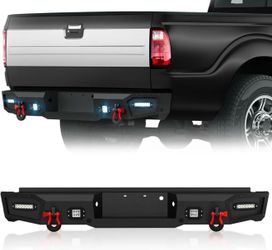 Rear Bumper For Ford F250 F350 F450 fits 1999–2016 3rd Gen | Yzona  SKU:  XBCB-0063