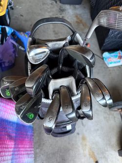 Bombtech Mixed Golf Club Set with Bag 13 clubs Righty