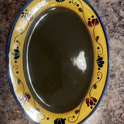 Home & Garden Party Stoneware Serving Platter