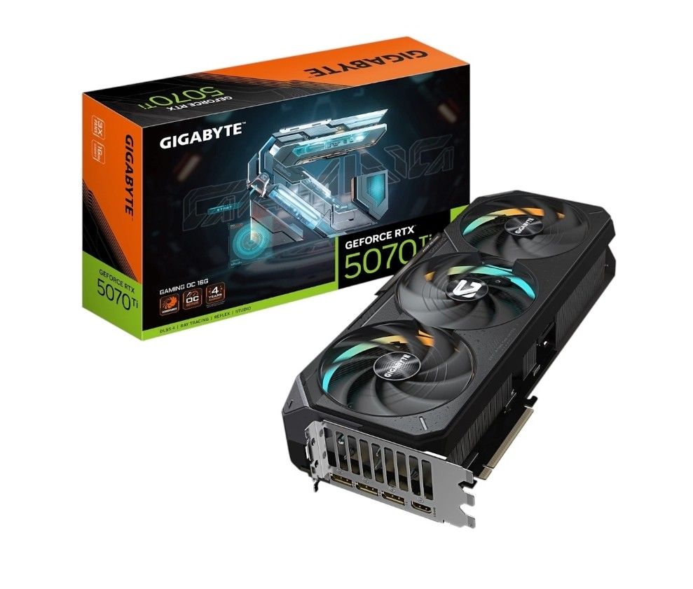 GIGABYTE GeForce RTX 5070 Ti 16GB GDDR7 GV-N507TGAMING OC-16GD