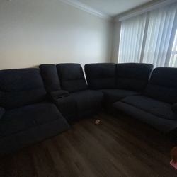 BIG BLUE BRAND NEW COUCH