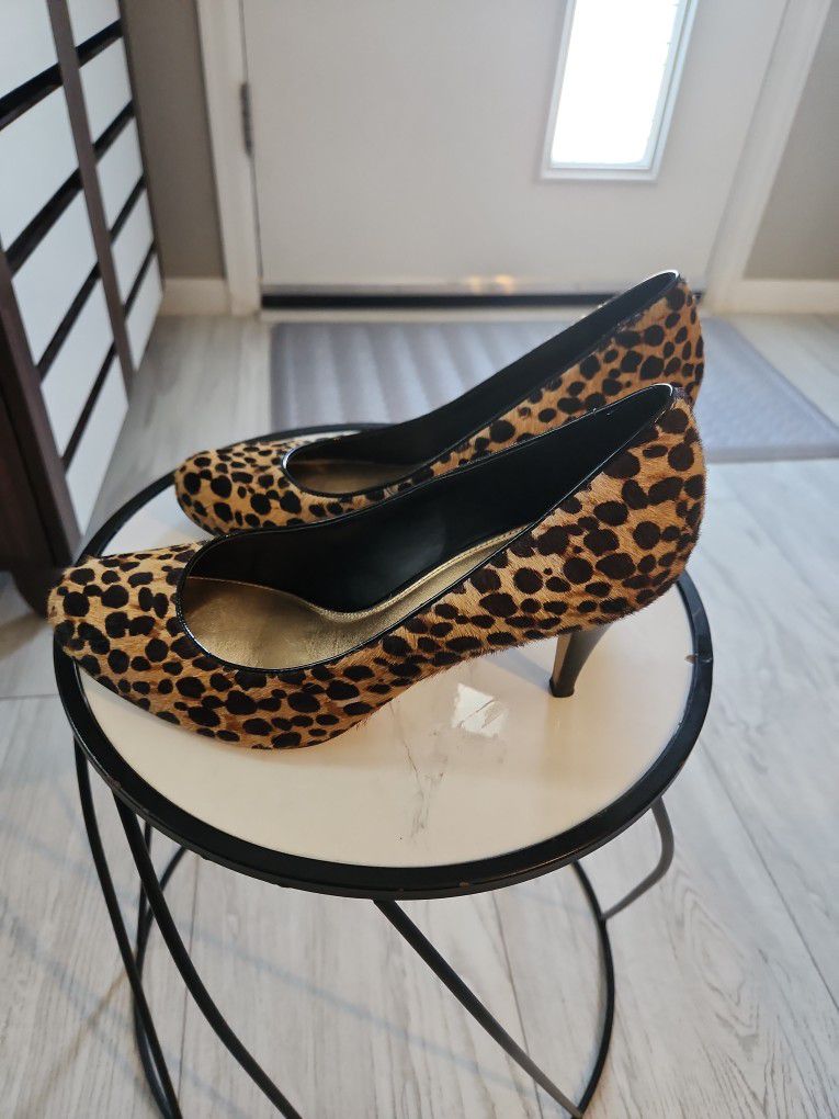 Antonio Melani Leopard Heels - Size 8