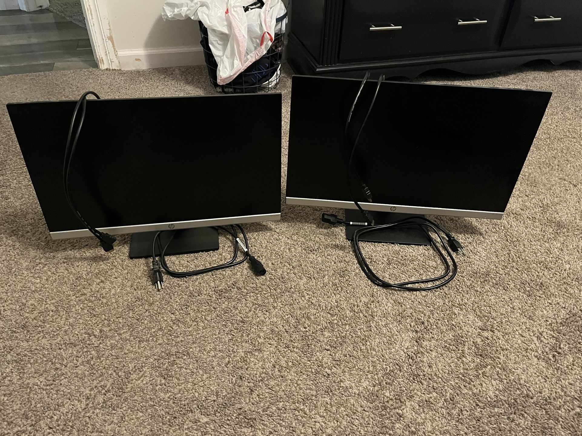 2 24Mh FHD Computer Monitors