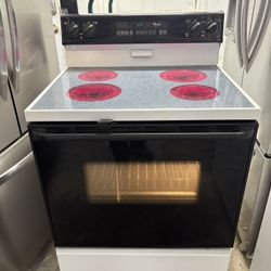 WHIRPOOL ELÉCTRIC STOVE OVEN RANGE WORKING PROPERLY ESTUFA DE LUZ BUENA 