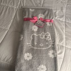 Hello Kitty Grey Blanket 