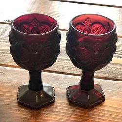 Avon Vintage Red Glassware