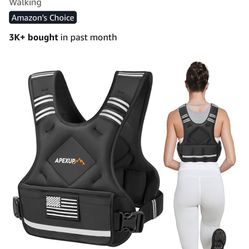 APEXUP Adjustable Weighted Vest 4-10lbs