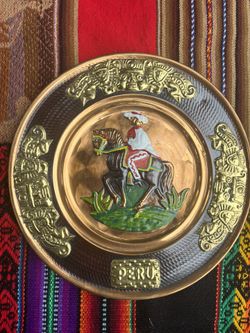 Bronze Wall Hanging From Peru - Peruvian 