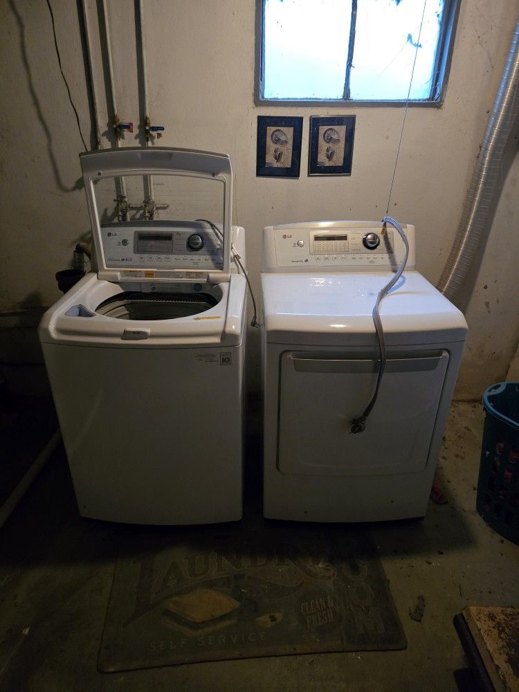 Newish Washer/Dryer Set....Purchased Recently...Both Work Prefect...Upgraded From LG.