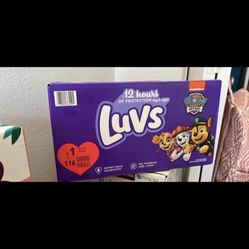 Size 1 Luvs Diapers 