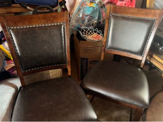 Wooden chairs