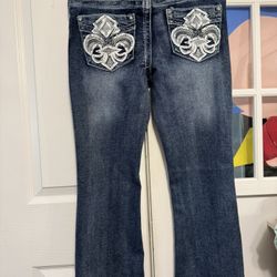 Telepatia Mid Rise Bootcut Jeans - Size 7/28
