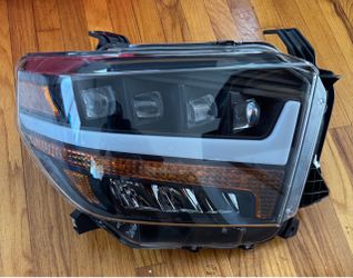 TLAPS For 2014-2021 Toyota Tundra Full LED Sequential Projector Headlights Black