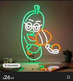 Pickleball Neon Sign