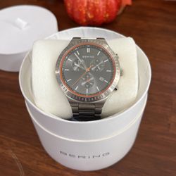 Bering Time Titan Chrono Silver Titanium Case and Strap Men's Watch. 11743-709