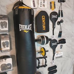 BRAND NEW HOME GYM COMPLETE BOXING GEAR COMBO EVERYTHING YOU NEED - $400 (Harahan)