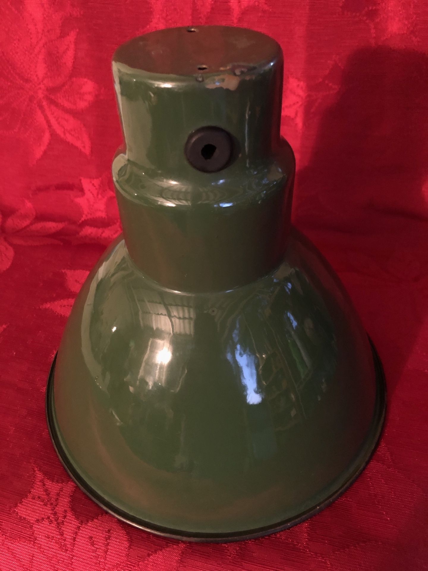 Vintage Enameled Lamp Shade