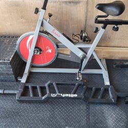 Barbell And Spin Bike