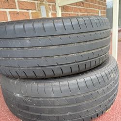 2 Used Cosmo Tires 215/60R17 – Still Good Tread 