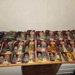 Set Of 23 Unopened Star Wars Phantom Menace Figures 