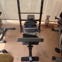 Workout Benches And Weights