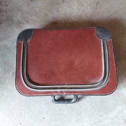 Small Antique Over Night Suitcase/Briefcase 