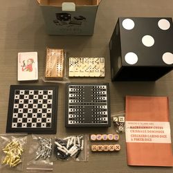 MARSHALL FIELDS  SIX IN ONE GAME BOX