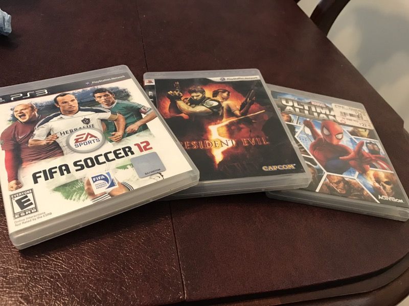 3 juegos de PS3