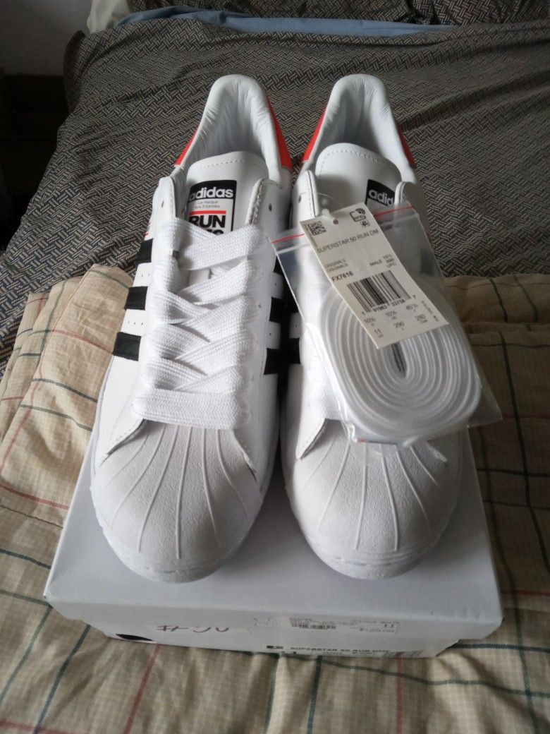 Adidas Superstar Run DMC Size 11 Brand New