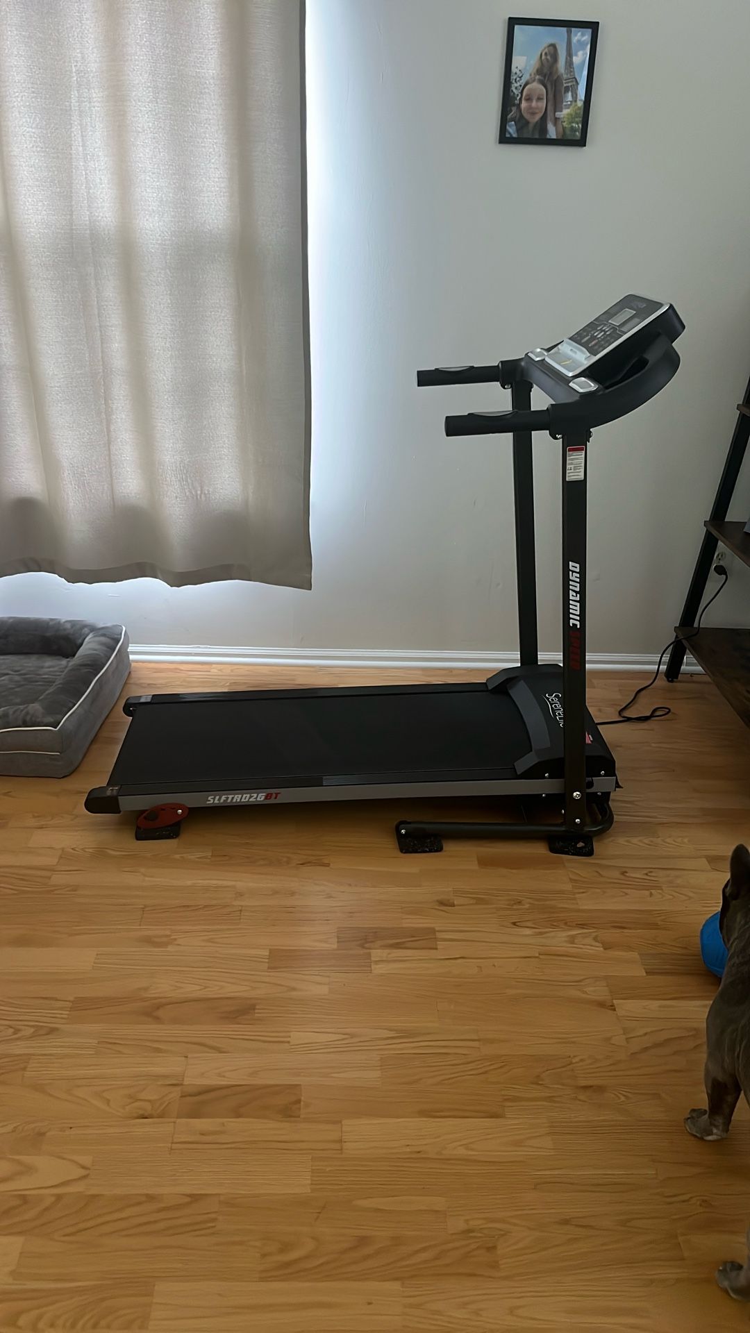 SereneLife Folding Treadmill – Like New, Used 1 Month – Compact & Bluetooth App-Connected