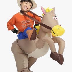 Inflatable Horse Rider Costume 
