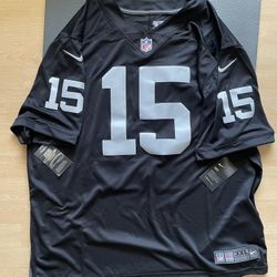 New Raiders Jersey Crabtree 3XL Men’s Black Grey Silver NFL Football Oakland Bay Area