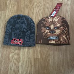 2 Disney star War One Size Fits Most Beanie Cap