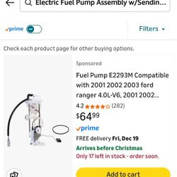 Fuel Pump E2293M 