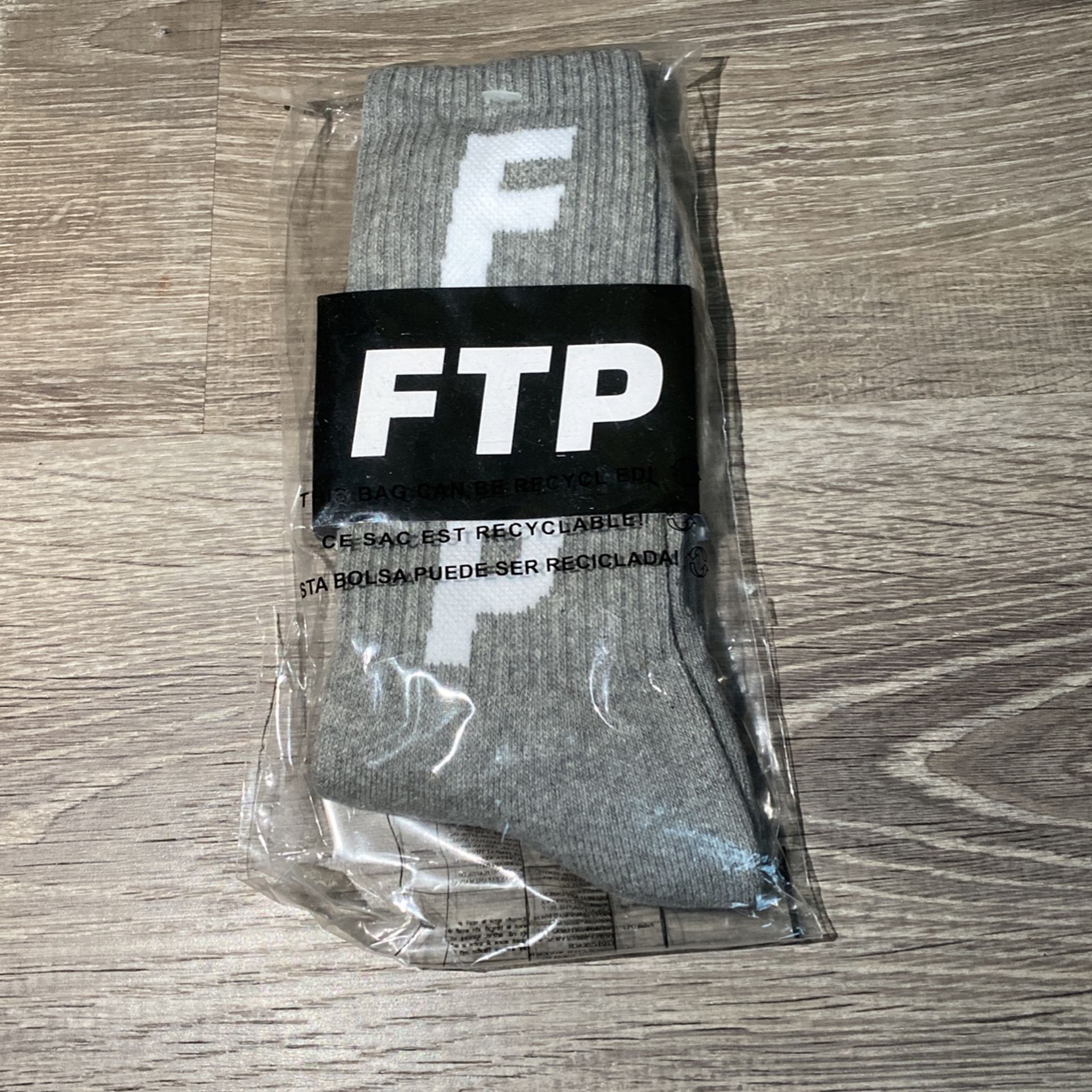 FTP logo Socks Gray