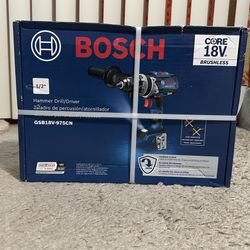 Bosch 1/2-in 18-volt Variable Speed Brushless Cordless Hammer Drill