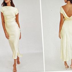 Yellow Dress Brand New Size Medium 