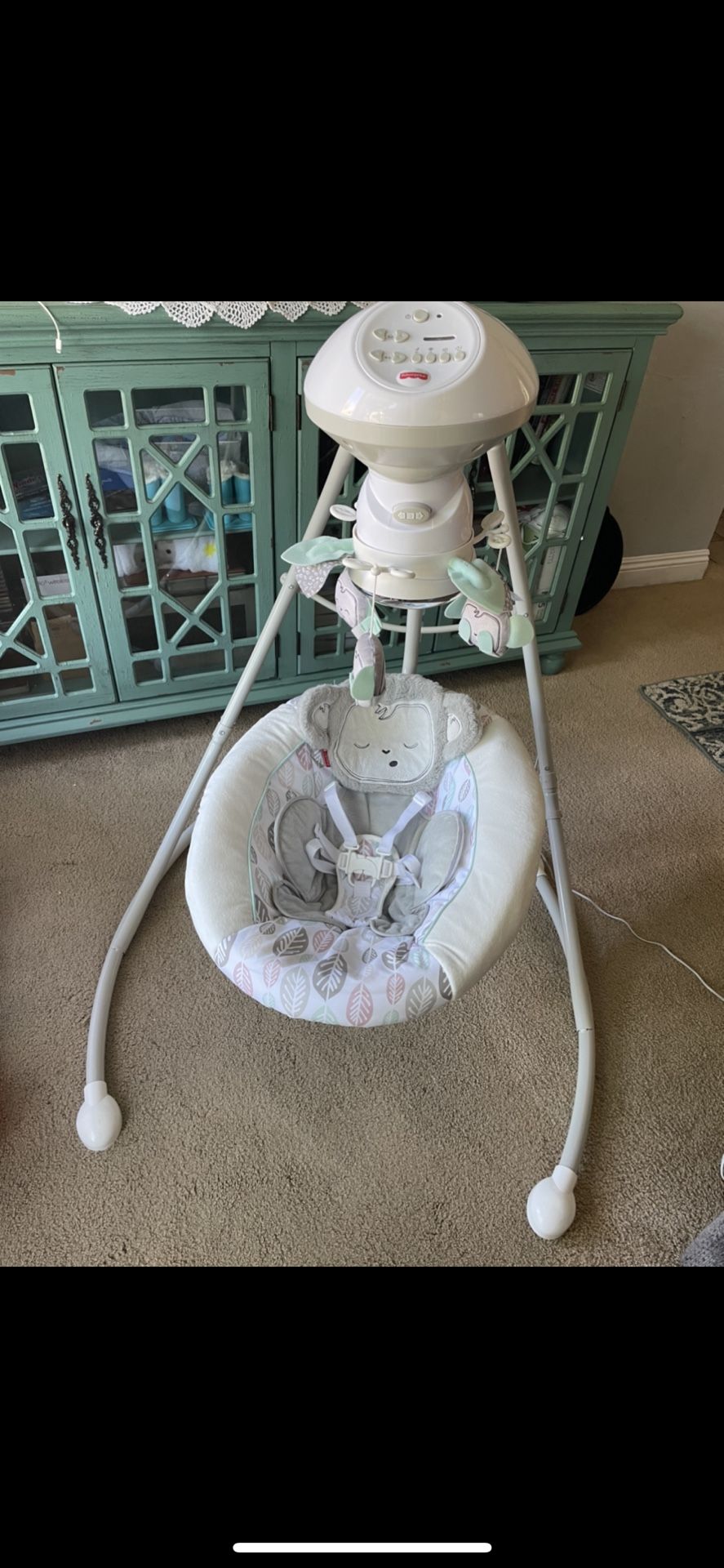 Fisher Price Snugamonkey Cradle & Swing