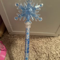 Disney on ice frozen wand! Has 3 modes for lights princess
