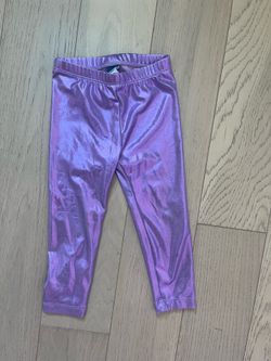 Old Navy 2T Metallic Purple Leggings