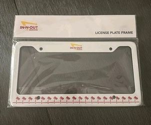 In N Out License Plate Frame