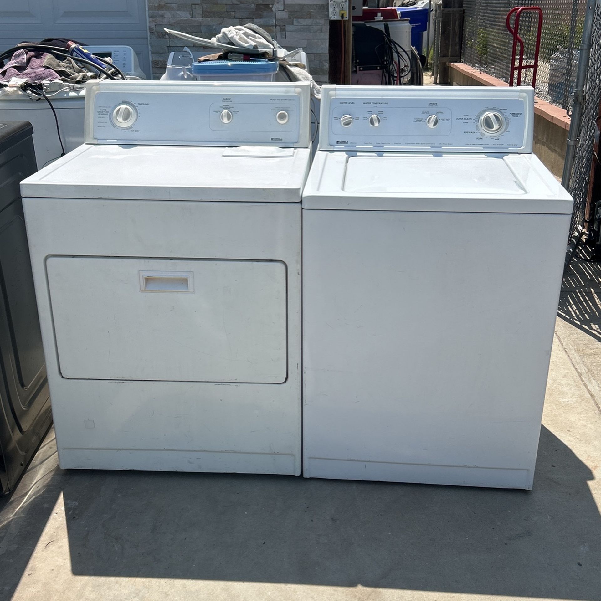 Kenmore Washer And Gas Dryer Set Heavy Duty