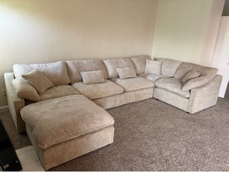 BRAND NEW! 6 Piece Oatmeal CLOUD Modular Sectional Couch (FREE DELIVERY 🚚)