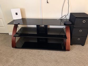 Black TV Stand / Entertainment Center